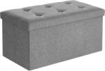 ‎songmics SONGMICS összecsukható tárolópad, 76 x 38 x 38 cm, terhelhetőség 300 kg LSF001G02 (LSF001G02XXX)