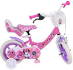 E & L Cycles Bicicletă pentru copii cu roți ajutătoare E&L cycles - Disney Minnie, 12 (41261)