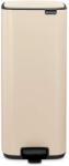 Brabantia Cos de gunoi Brabantia Bo Pedal 1010124, 30 L, Inchidere usoara, Baza antiderapanta, Bej (1010124) Cos de gunoi