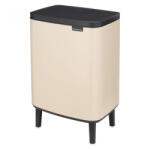 Brabantia Cos de gunoi Brabantia Bo Small Hi 1010462, 12 L, Deschidere lina si silentioasa, Baza antiderapanta, Bej (1010462) Cos de gunoi