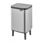 Brabantia Cos de gunoi Brabantia Bo Small Hi 1006646, 7 L, Deschidere lina si silentioasa, Baza antiderapanta, Rezistent la amprente, Inox mat (1006646) Cos de gunoi