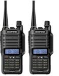 Baofeng Комплект 2 броя, Baofeng UV-9R plus, Водоустойчива двубандова радиостанция, до 50км обхват, 10W (UV-9R plus Duo) Радиостанции