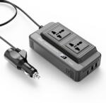 XO Инвертор за кола XO CZ011, 200W, 2xUSB-A + USB-C + 2xAC, Черен (CZ011)