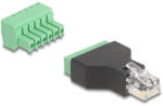 Delock RJ12 apa - Terminal Block Adapter 6 tűs 2-részes