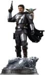 Iron Studios Statuetă Iron Studios Star Wars: The Mandalorian - The Mandalorian & Grogu, 25 cm (IS33665) Figurina