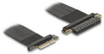 Delock Riser kártya PCI Express 3.0 x4 x4-es apa x8-as bővítőhelyre, 30 cm-es kábellel