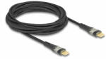 Delock Adat és gyors töltő kábel USB 2.0 USB Type-C apa-aoa átlátszó PD 3.0 100 W 3 m (80765) (80765) - pepita