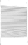 Sekey pleated blinds without drilling Klemmfix blinds, tensioned translucent sun protection window blind, 60 x 100 cm, white non-woven fabric - BL-A114