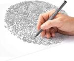 STAEDTLER Pigmentliner Penna Fineliner Nero 0.7 mm - astuccio da 10, 10 Pezzi, black - 308 (B003SYN0PM)