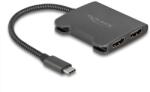 Delock 87778 HDMI Splitter (1 PC - 2 Kijelző) (87778)