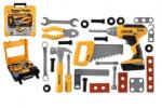 Teddies Комплект инструменти пластмасов с акумулаторна бормашина 16x17см на батерии със звук в пластмасова к (00861754)
