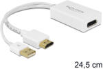 Delock 62496 HDMI-A male & gt; Displayport female + USB adapter