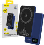 Blavec Power Bank 5000mAh BJ-03 Ultra Slim 7, 8mm - Type C - 22, 5W mágneses Magsafe 3 az 1-ben (PBBJ03-MC5N) tengerészkék alumínium - studioeszkozok