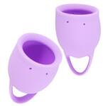 LOLA GAMES Natural Wellness menstruációs kehely szett Levendula Orchidea 2 db