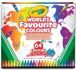 Crayola Crayola: cele mai îndrăgite culori ale lumii - creioane cerate, set de 64 bucăți (52 1552)