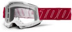 Motocross szemüveg 100% Accuri 2 Redline piros, átlátszó plexi