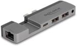Delock Dokkoló állomás MacBook Pro / MacBook Air Thunderbolt 4 -hez 5K Resolution / 100 W PD / 10 Gbps Hub / LAN / Audi (87757) (87757)
