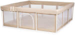  Chipolino Easy babakarám összecsukható 180x180 cm - beige - pepita - 33 772 Ft