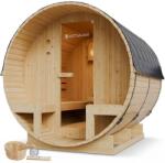 Juskys Finn hordószauna Ø 190 cm pihenőhellyel 220 cm (32211)