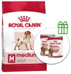 Royal Canin Medium Adult гранули за възрастни кучета от средни породи 15 кг + 3 консерви безплатно