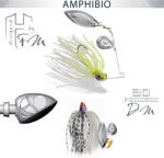 Herakles SPINNERBAIT AMPHIBIO TANDEM 3/8oz 10.5gr Ghost White (ARHKAST1002)