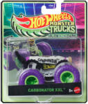 Mattel Hot Wheels Monster Trucks: Carbonator XXL mașinuță albă care luminează în întuneric, 1/64 - Mattel (JFX08/JFX17)