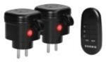 ORNO HOME OR-GB-460 Vezeték nélküli mini konnektorok távirányítóval 2+1, IP44 (OR-GB-460)