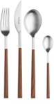 Pintinox Set de tacâmuri Sushi Queen Mahogany Satin 24 piese, cutie cadou negru-aurie Tacam