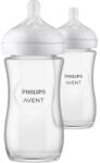Philips cumisüveg Natural Response üveg 240ml 2db-os
