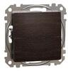 Schneider Electric SEDNA Egypólusú kapcsoló, rugós bekötés, 10AX, (101), wenge SDD181101U Schneider (181101U)