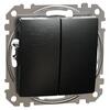 Schneider Electric Sedna ÚJ Csillárkapcsoló, rugós bekötés, 10AX, (105), szálcsiszolt titánium SDD172105U Schneider (172105U)