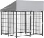 Vevor Nagytestű kutyáknak való karám 1, 12 × 1, 15 × 1, 25 m, UV tetővel, biztonsági zárral