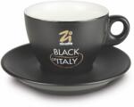 Zicaffè Zicaffe cappuccino csésze Fekete Olaszországból fekete