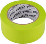 NEO TOOLS Ragasztószalag festőszalag zöld, precíziós japán washi papír, kültéri 30 napig UV álló, színhatároláshoz, minden festéktipushoz, 48mmx50m (56-131) - szerszamparadicsom