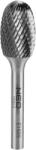 NEO TOOLS Keményfém marófej, turbómaró, E csepp, ovális, 16x25mm, szár méret 6x45mm (55-368) - szerszamparadicsom