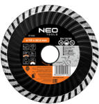 NEO TOOLS Gyémánt vágókorong 115mm turbo hűtőbordás (57-632) - szerszamparadicsom