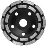 NEO TOOLS Gyémánt csiszolókorong 125x5x22.2mm, dupla szegmenses (57-887) - szerszamparadicsom