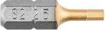 NEO TOOLS Csavarhúzó bit imbusz 2.5, 25mm, 1/4", 2db, min. rendelés: 3cs (57-966)