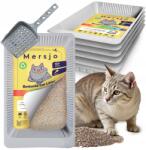 Mersjo 5x Eldobható Alomtálca bentonit alom húgyúti fertőzések kimutatására (BENT MERSJO PH CONTROL 5x2,7L + SZUFELKA)