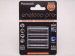 Panasonic Acumulatori Panasonic Eneloop Pro HR03 AAA 930mAh 1, 2V blister 4 BK-4HCDE Baterie reincarcabila