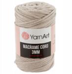 YARNART Zsinór YarnArt Macrame Cord 250 g bézs 753 3 mm