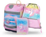 Baagl 3 részes szett Zippy Plus Rainbow Unicorn: iskolatáska, tolltartó, tornazsák