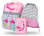 Baagl 3 RÉSZES SZETT Zippy Flamingó: iskolatáska, tolltartó, tornazsák