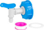 Strend Pro szelep, kerti, 3/4", 16 mm, IBC tartályhoz való redukciával, PVC (STP012561939)