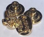 Importer Kufer Fém gomb farmerhez 3495 arany (5db) 20 mm (5903802550870)