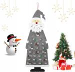  Adventi naptár karácsonyra 24 nap Karácsonyi Mikulás Lógó Üres Filc (IQL)