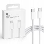 Apple Eredeti Apple Usb-c-usb-c szőtt kábel 240W 2m fehér iPhone MacBook iPad (MYQT3ZM/A)