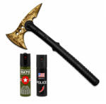 Depox Set topor survivor, spray autoaparare si spray chili DEPOX®, 39 cm/110 ml/60 ml (1530)