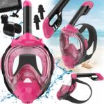 Renew Force teljes arcú sznorkelmaszk Drytop rendszerrel (DO SNORKELINGU NURKOWANIE ANTYFOG SILIKON S/M)