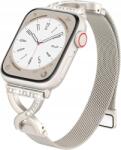  Női milánói szíj, vékony fém Apple Watch szíj, elegáns (pasek do zegarka elegancki)